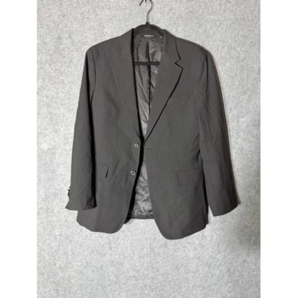 Banana Republic Mens 38 Short Tailored Fit Black 2 Button Blazer 616371-00